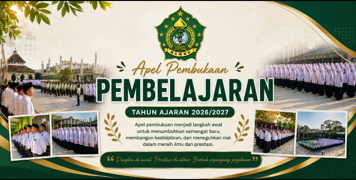 Apel Pembukaan Pembelajaran Tahun Pelajaran 2026/2027 MAS Ma'arif  Nahdlatul Ulama Nguwok Modo Lamongan